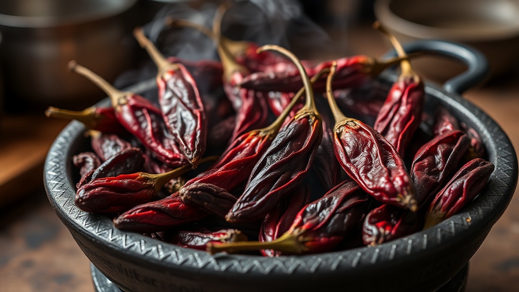 Asa y licua los chiles