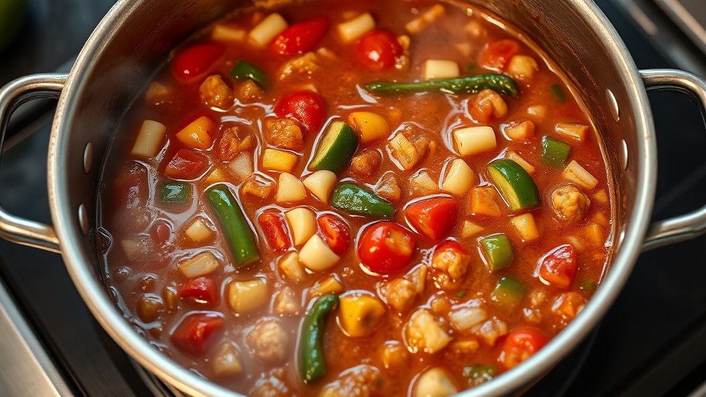 Sofríe y construye la base — Arroz con Pollo a la Chorrera Sin Gluten: Receta Cubana Melosa