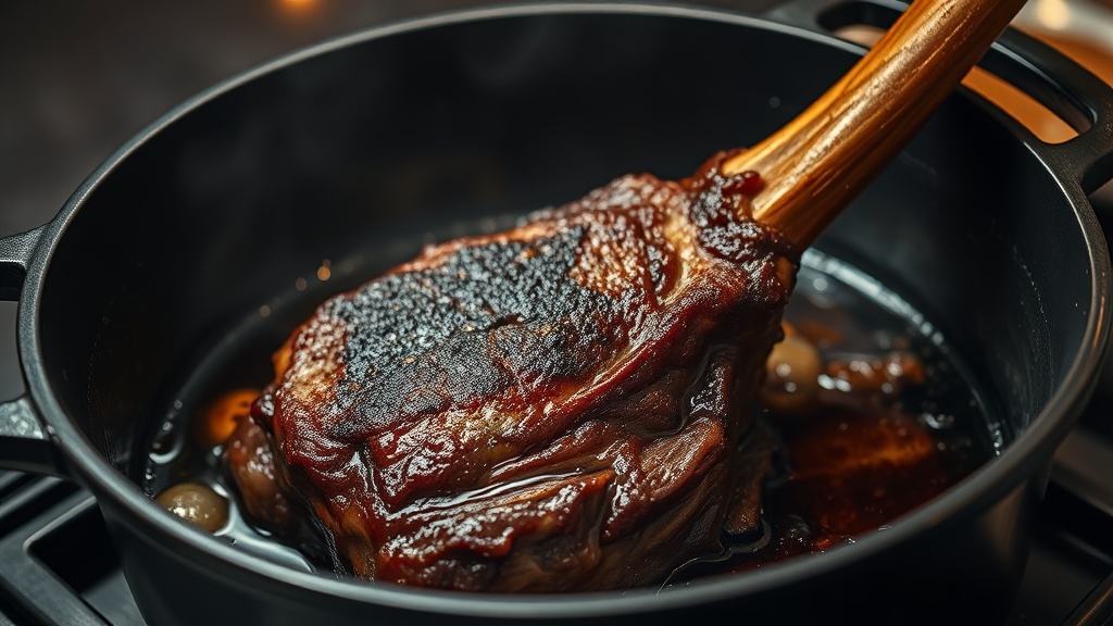 Sella y adoba la carne — Birria de Res Sin Gluten: Receta Jaliscience Autentica con Consomé