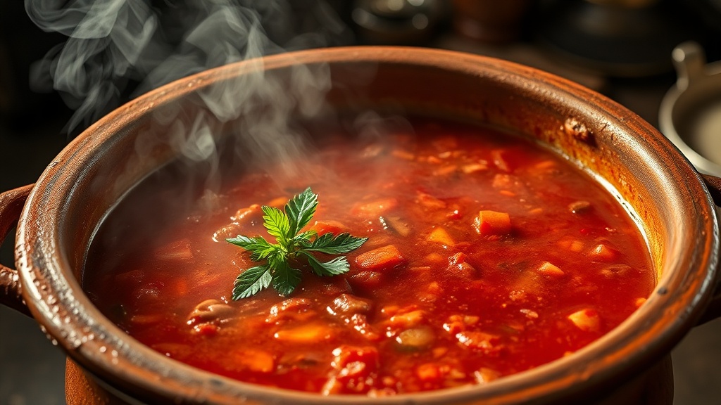 Cocina a fuego lento — Birria de Res Sin Gluten: Receta Jaliscience Autentica con Consomé