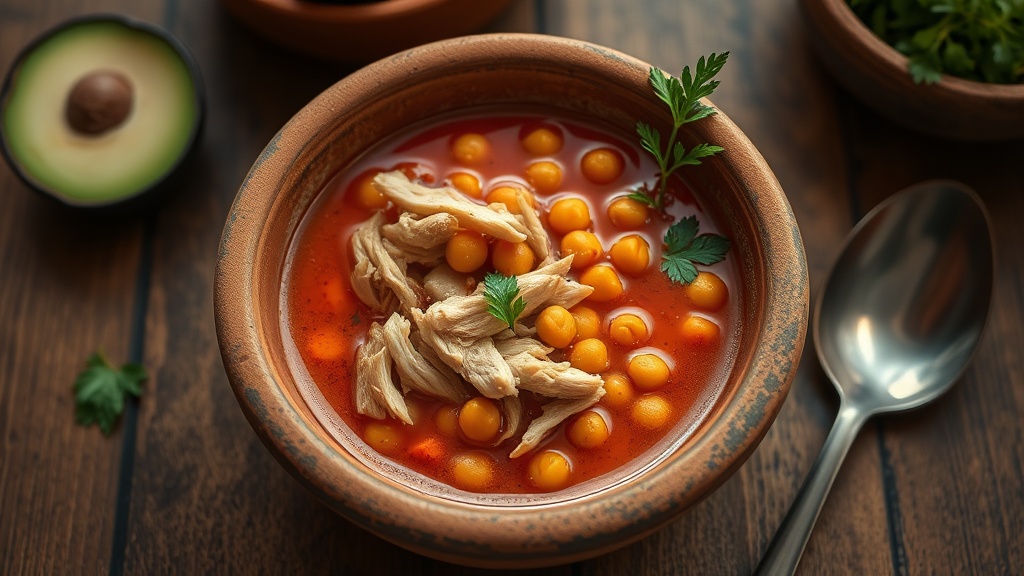 Caldo Tlalpeño Sin Gluten — receta sin gluten
