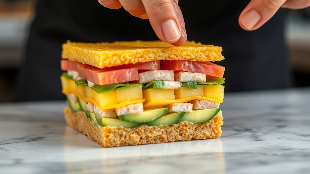 Arma las capas — Causa Limeña Sin Gluten: Receta Peruana con Atún y Pollo