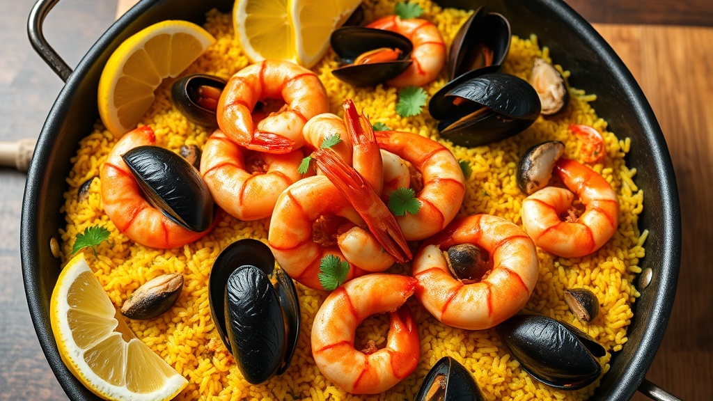 Mariscos y reposo