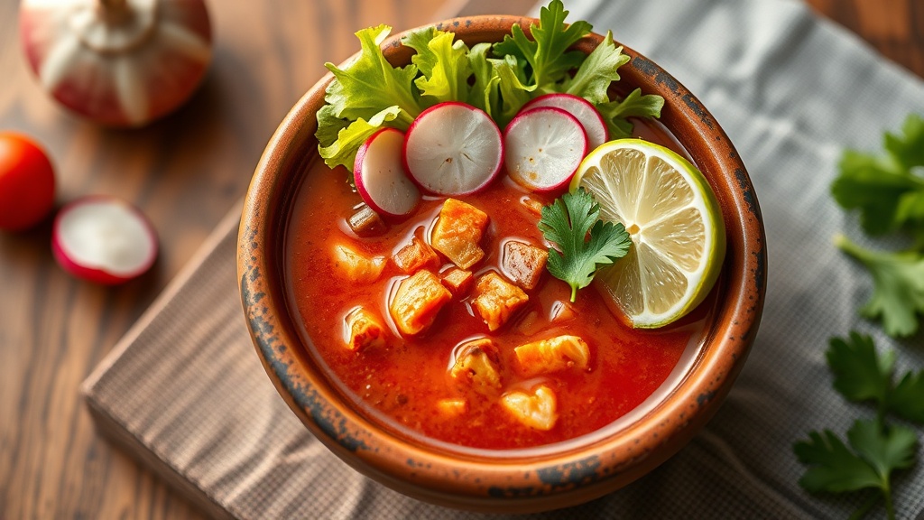 Pozole Rojo Sin Gluten — receta sin gluten