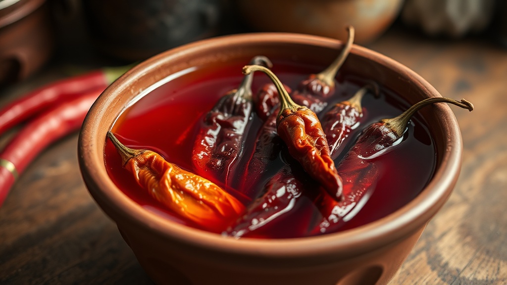 Preparar la salsa de chiles
