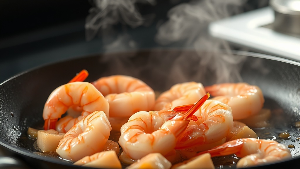 Saltea los camarones