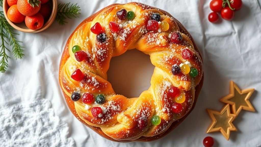 Rosca de Reyes Sin Gluten