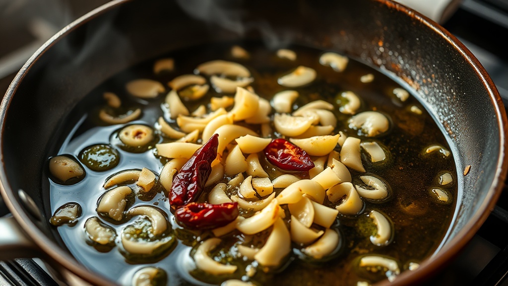 Infusionar el aceite con ajo