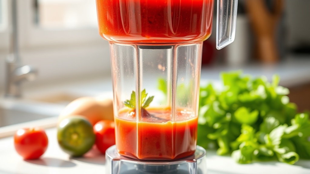 Batir el gazpacho