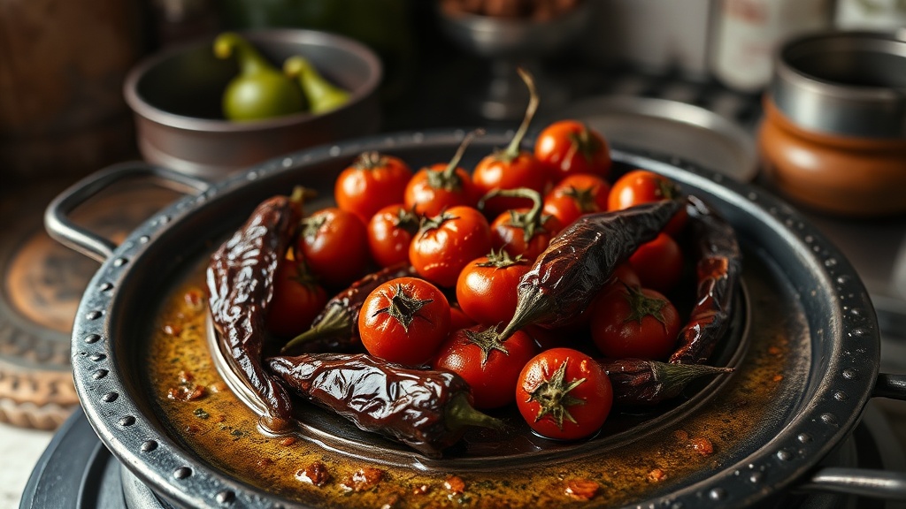 Preparar la salsa ranchera