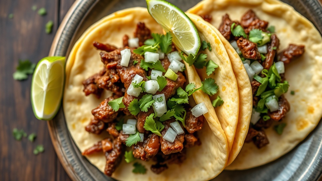Servir los tacos